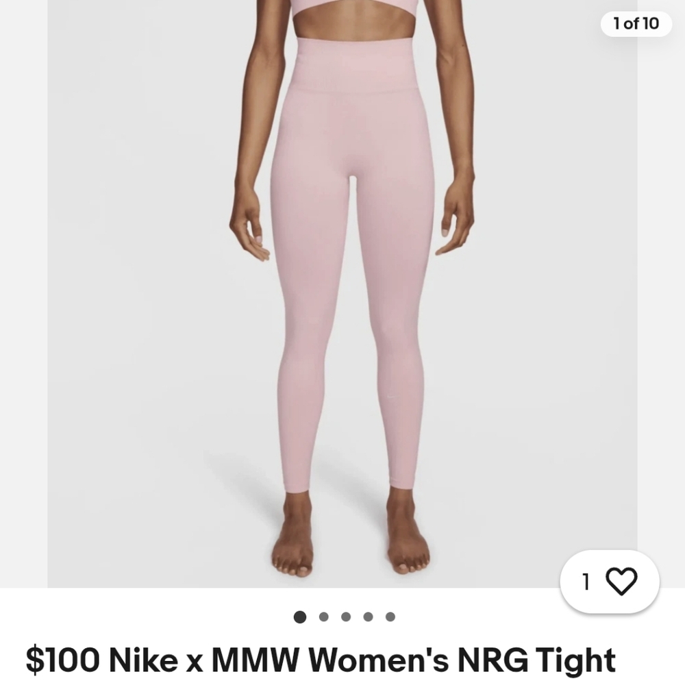 Nike x MMW Women's Leggings- Pink Bloom